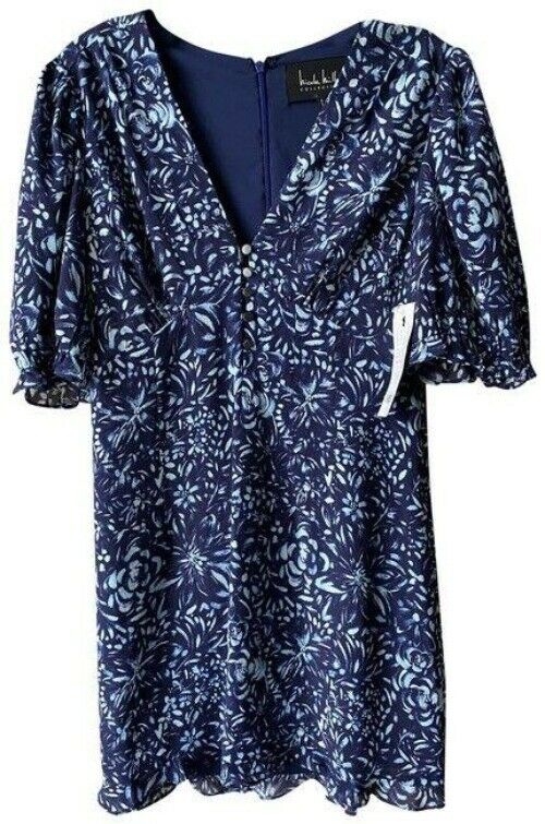 Nicole Miller Navy Blue Msrp Short Casual Dress