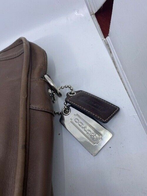Coach Vintage Breifcase Brown Leather Messenger Bag