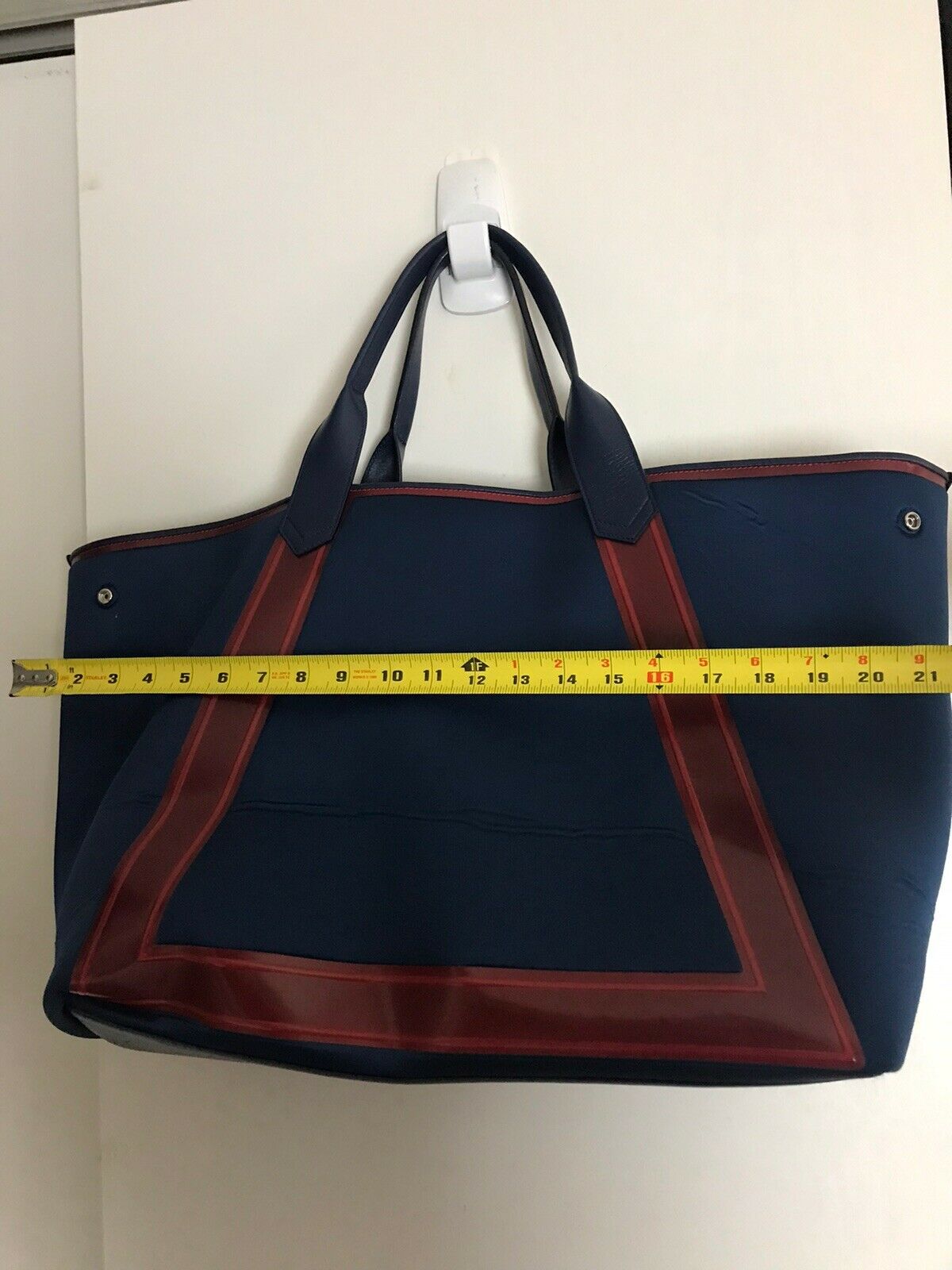 BALENCIAGA XL Navy Scuba Tote