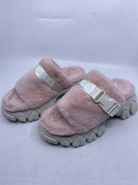 Angel Chen Pink Faux Fur Mulesslides Size Eu