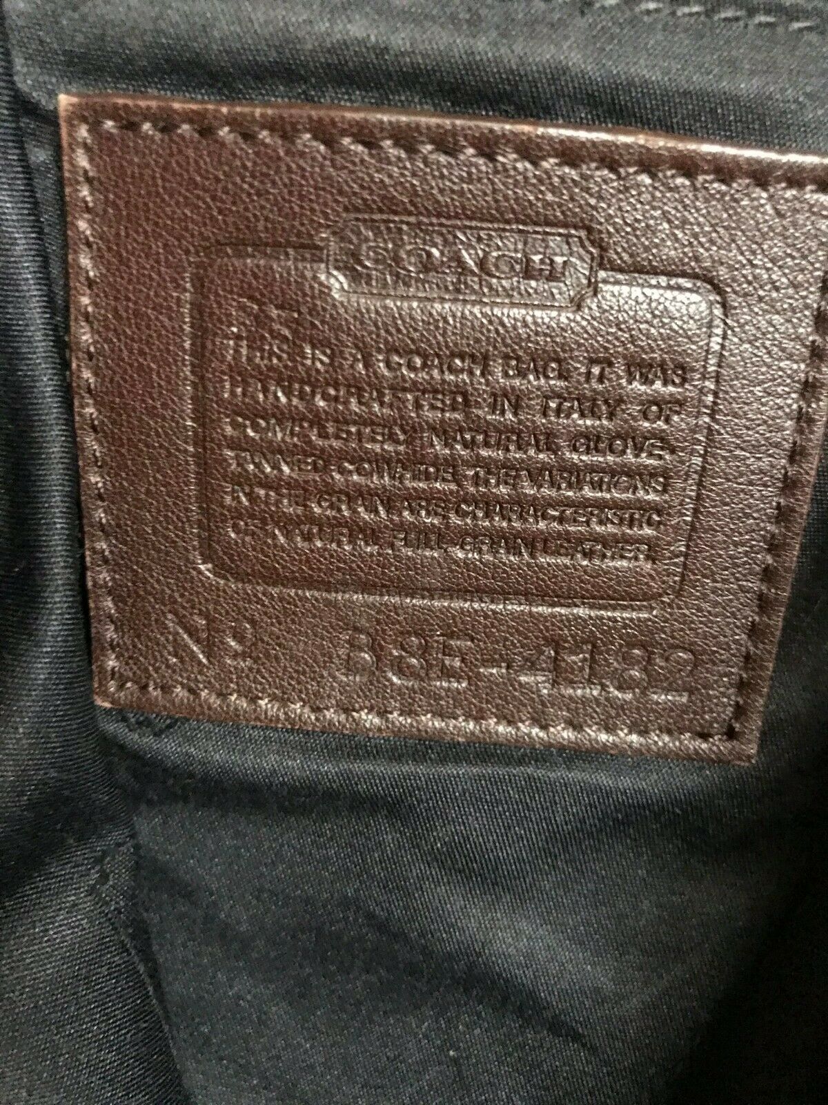 Coach Leather Shoulder Bag