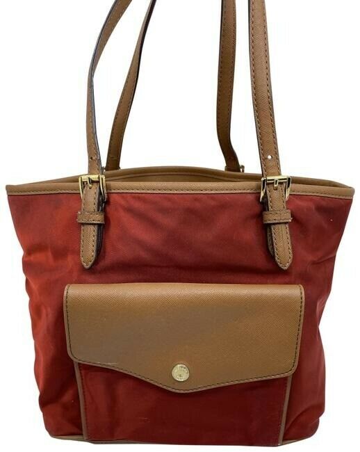 Michael Kors Bag Medium Coral Tan Nylon Tote