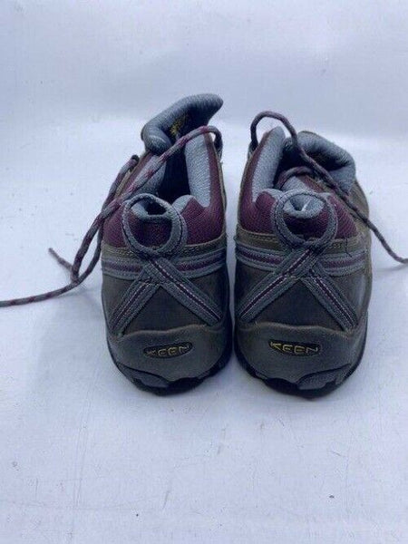Keen Tan Purple Gray Lace Up Work Bootsbooties Size Us