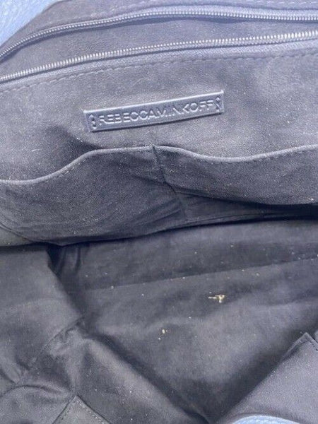 Rebecca Minkoff Darren Blue Leather Shoulder Bag