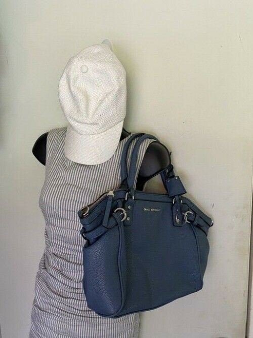 Michael Kors Classic Blue Leather Shoulder Bag