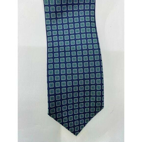 New! BONOBOS Navy Green Premium Neck Tie Handmade