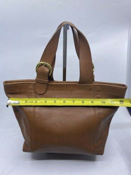 coach shoulder bag vintage handbag great find brown leather tote