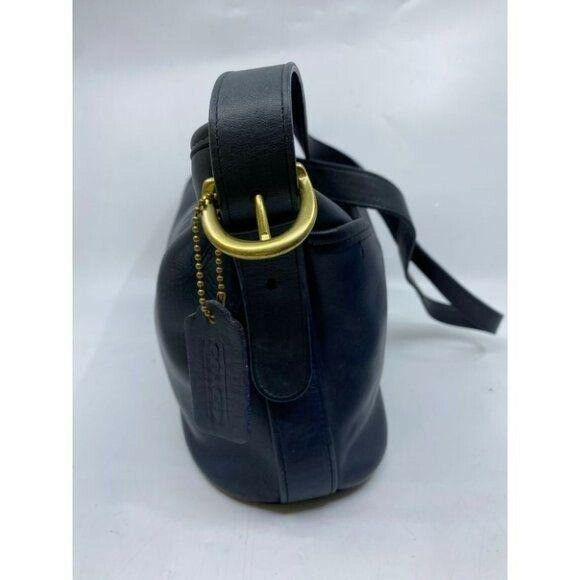 Coach Vintage Black Large Leather Crossbody Bag