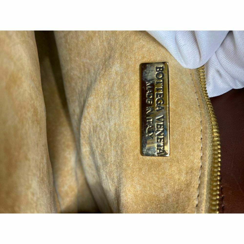 BOTTEGA VENETA Brown Woven Leather Handbag Msrp 1,200