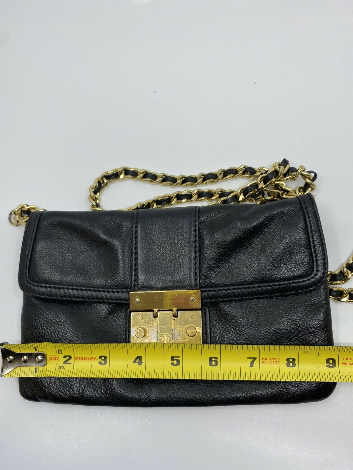 Tory Burch Black Leather  Small Crossbody