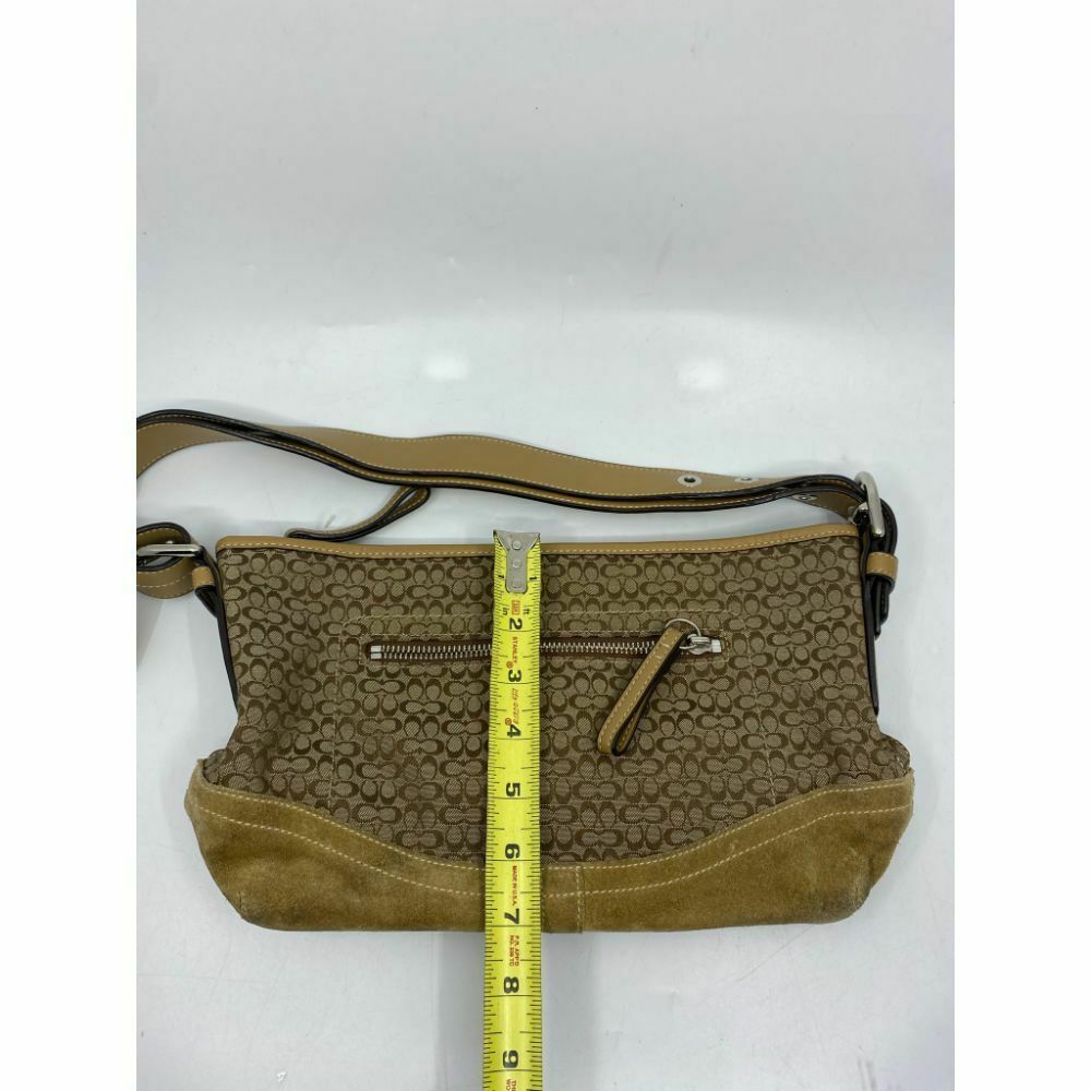 Coach Women's Brown Medium Fabric Shoulder Bag