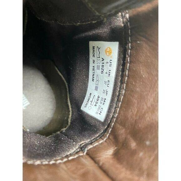 Timberland Women’s Heel Lace Up Leather Boots Sz 6