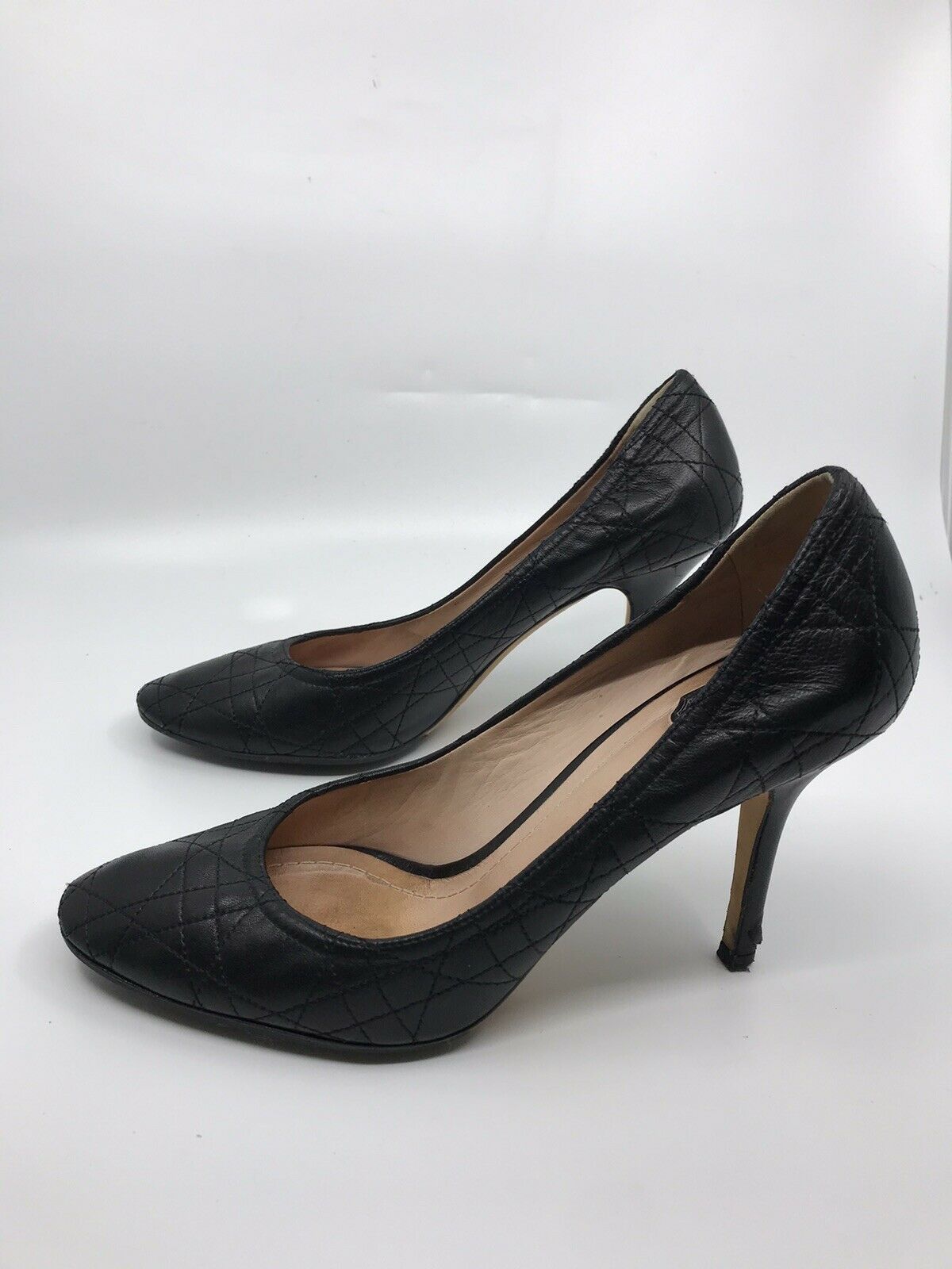 CHRISTIAN DIOR Women’s Cannage High Heel Punps Size 41