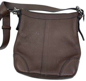 coach shoulder brown leather cross body bag