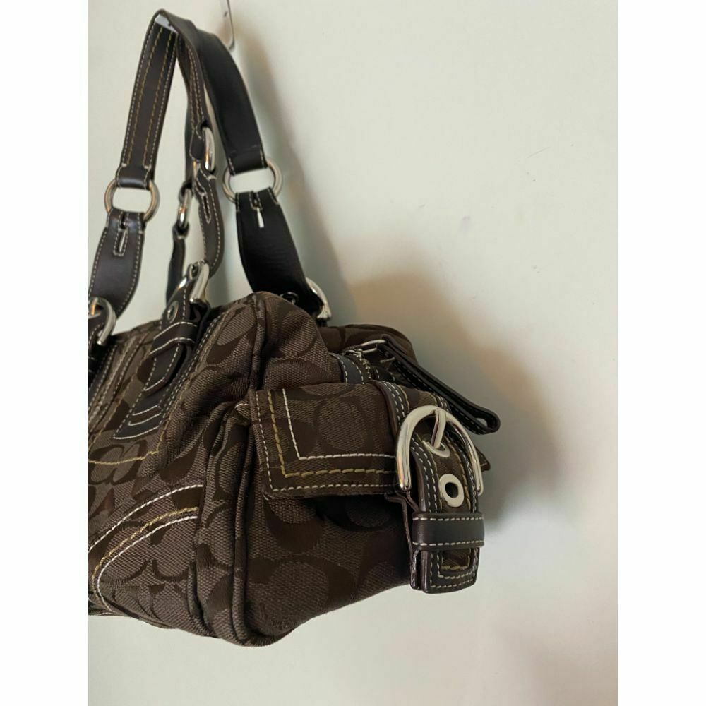 Coach Women's Brown Medium Fabric Tote Bag