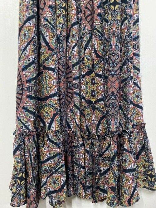 nicole miller multicolor new smocking msrp long formal dress