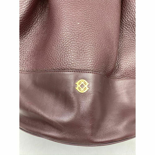 Dagne Dover Brown Large Leather Shoulder Bag
