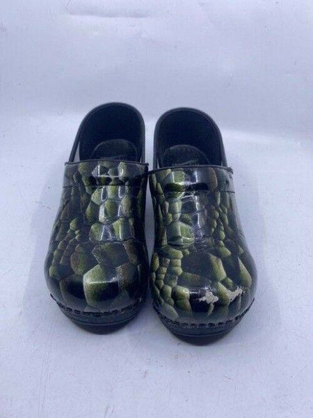 Dansko Black Green Mulesslides Size Eu