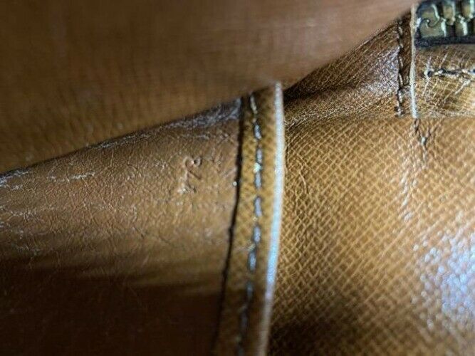Louis Vuitton vintage tan monogram canvas cross body bag