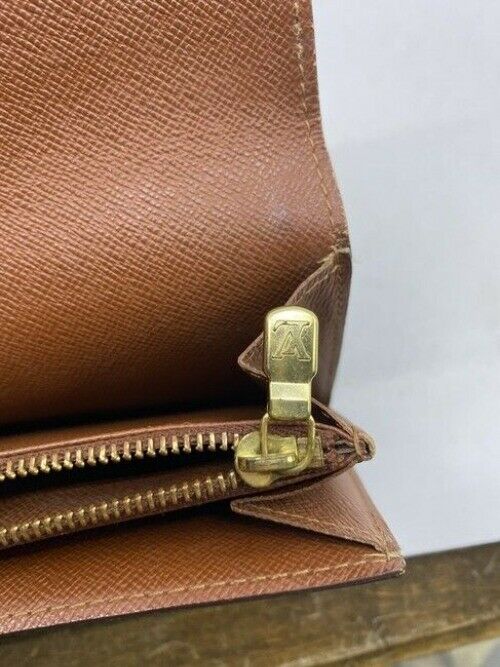 Louis Vuitton Brown Sarah Monogram Vintage Wallet