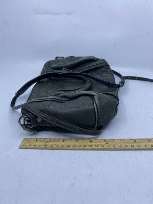 Zadig And Voltaire Sunny Duffel Gray Leather Cross Body Bag