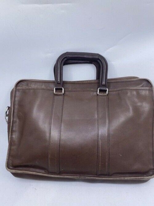 Coach Vintage Breifcase Brown Leather Messenger Bag