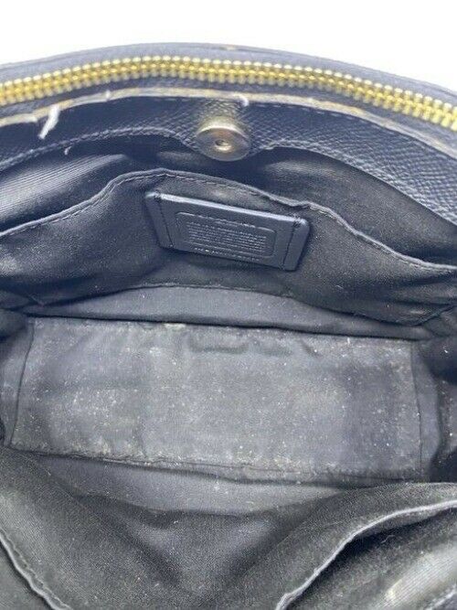 Coach Carryall Mini Brooke Light Goldblack Leather Cross Body Bag