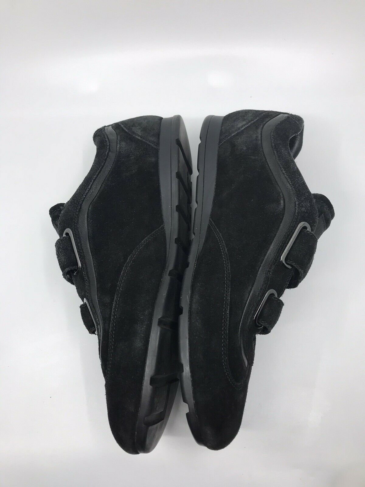 PRADA Men’s Suede Velcro Front Sneakers sz 8