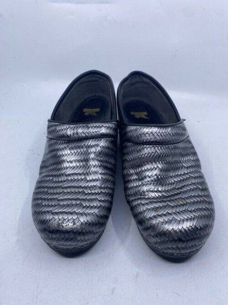 Dansko Black Silver Mulesslides Size Eu