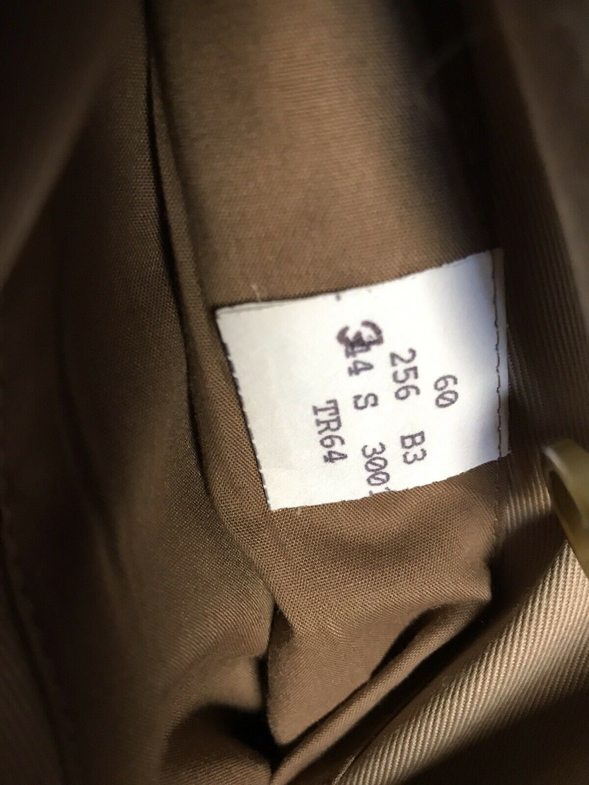 BURBERRY Men’s Khaki Trench Coat Excellent! XL