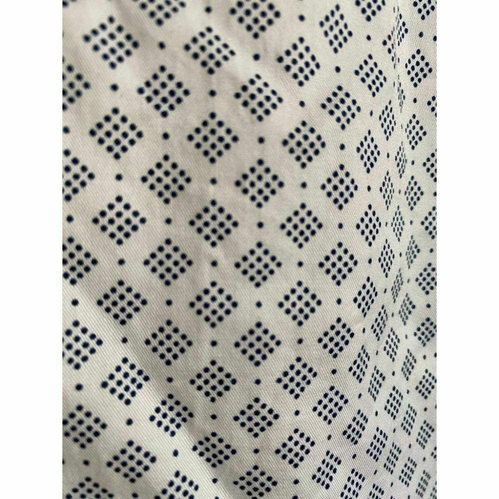 BONOBOS White Gray Printed Long Sleeve Button Down Shirt Size M