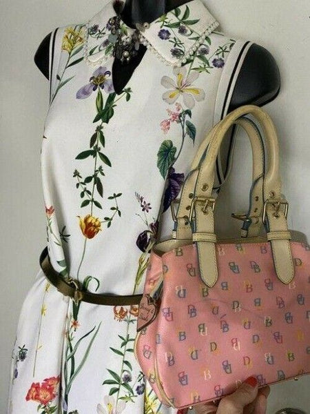 dooney and bourke handbag pink multicolor hobo bag