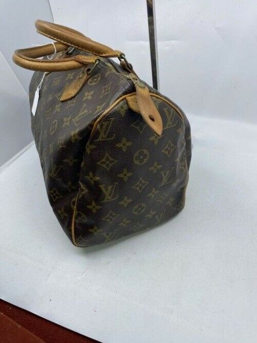 Louis Vuitton Speedy Brown Monogram Canvas Shoulder Bag