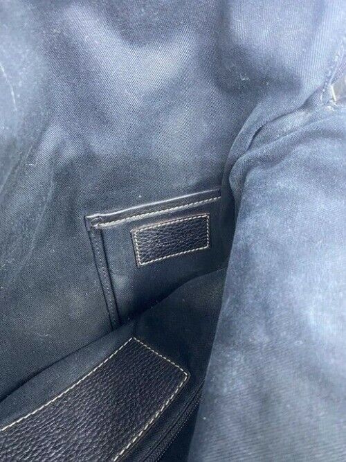 Dolce And Gabbana Miss Catch Fold Over Tote Black Leather Cross Body Bag