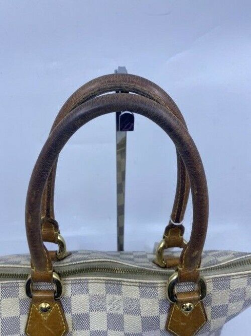 Louis Vuitton Saleya Vintage Crean Damier Azur Canvas Shoulder Bag