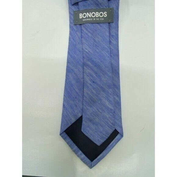 New! BONOBOS Blue Premium Neck Tie Made in USA