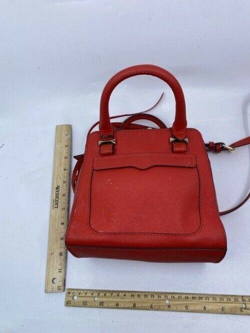 rebecca minkoff red leather cross body bag