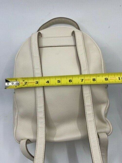 kate spade cream white leather backpack