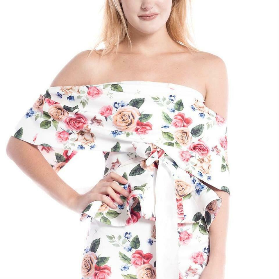 NWT! Gracia floral off The Shoulder Top