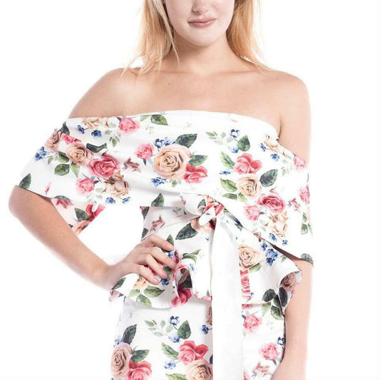 NWT! Gracia floral off The Shoulder Top