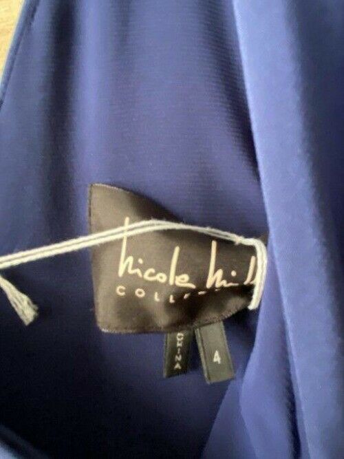 Nicole Miller Blue Msrp Short Casual Dress