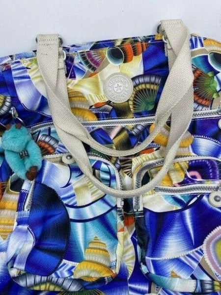 kipling multicolor nylon cross body bag