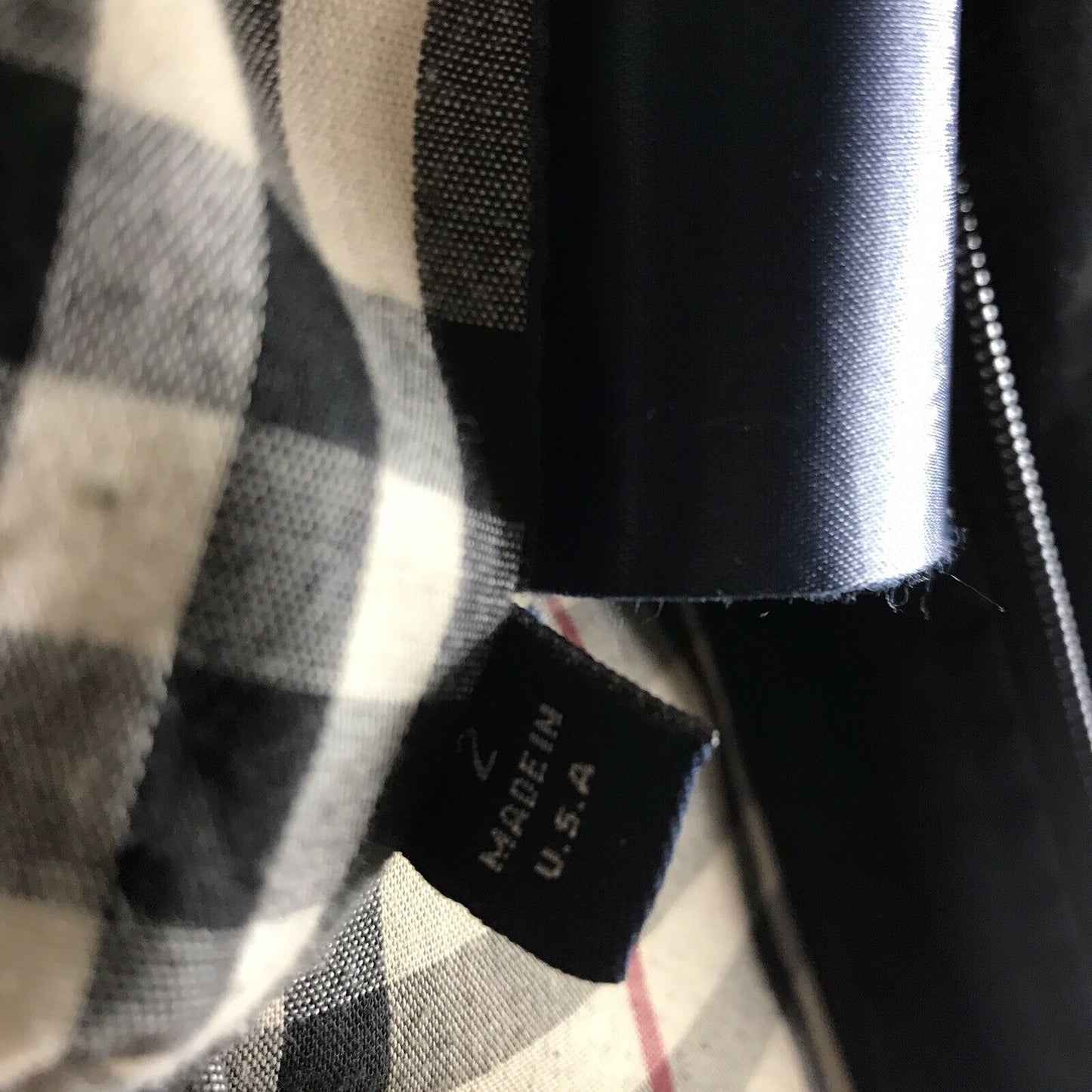 BURBERRY Black Wind Breaker Trench Coat size 2