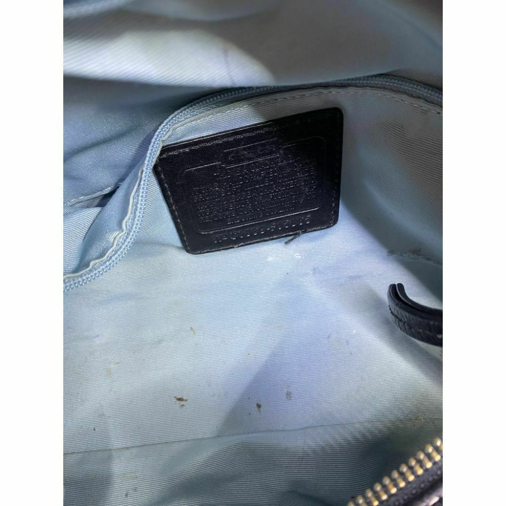 COACH Medium/ Large Leather Black Shoulder Bag