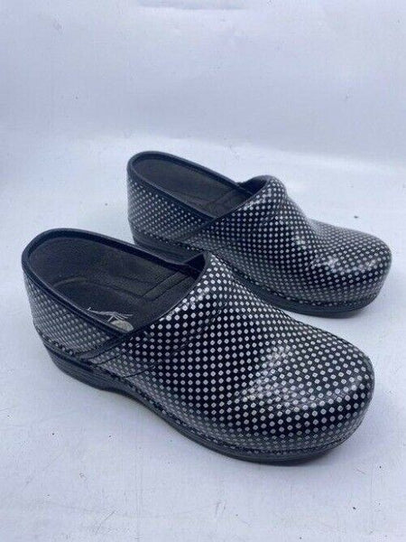 Dansko Black White Polka Dot Mulesslides Size Eu