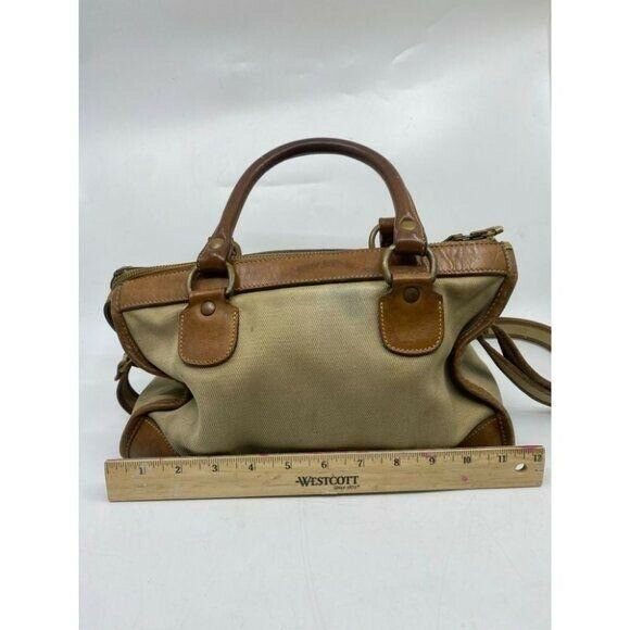 GHURKA Tan Brown Vintage Crossbody Bag
