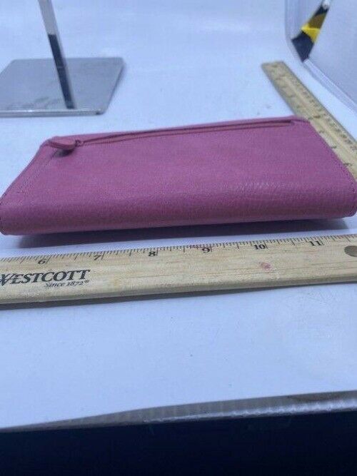 Rolfs Pink Nwb Soft Leather Card Checkbook Wallet