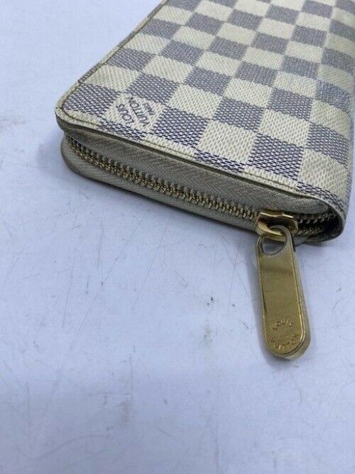 Louis Vuitton White Damier Azur Organizer Ca4182 Wallet