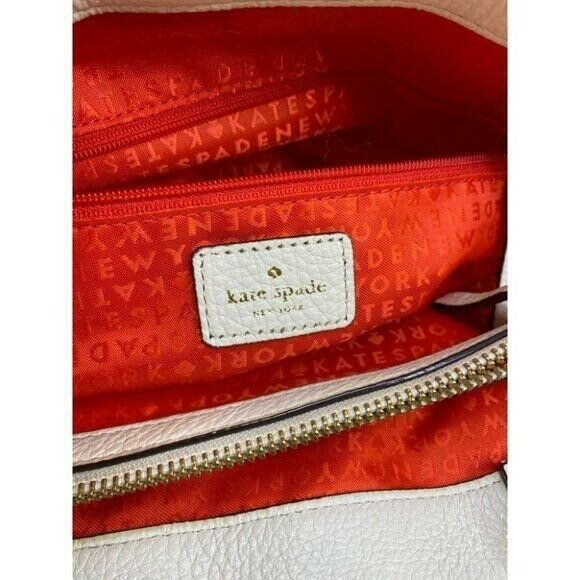 KATE SPADE Leather Handbag W/ Winnie The Pooh Silk