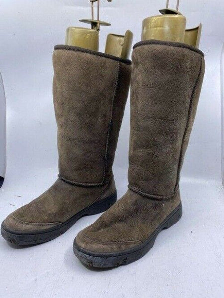 Ugg Australia Brown Heavy Soles Tall Classic Bootsbooties Size Us